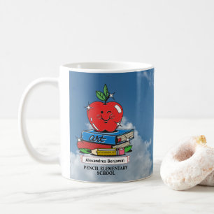 Taza De Café Escuela de profesores libros de Personalizado Appl