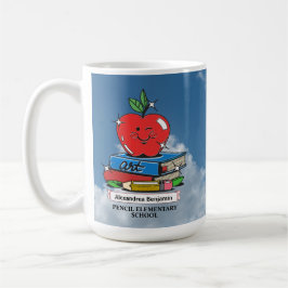 Taza De Café Escuela de profesores libros de Personalizado Appl