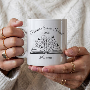 Taza De Café Escuela de Servicio Personalizado para Pioneros de