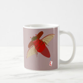 Taza De Café ¡Escuela de Vuelos Maybug! Ilustracion gracioso