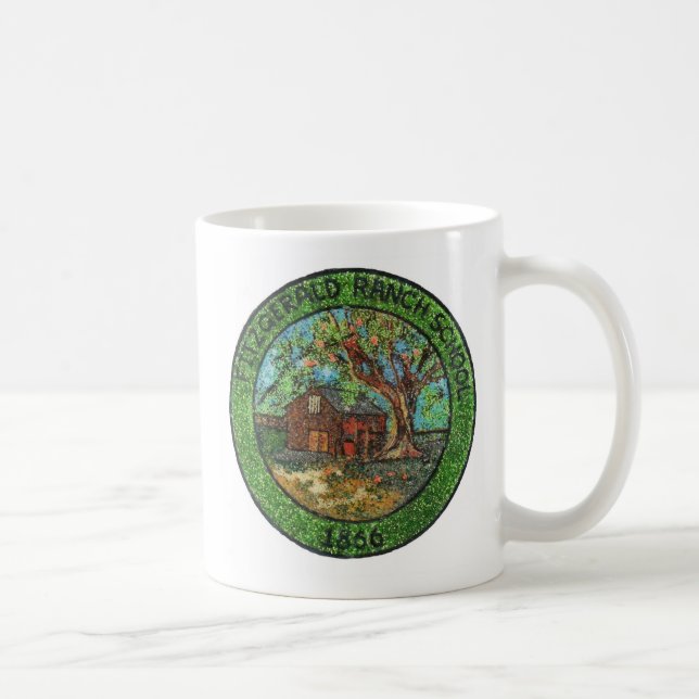 Taza De Café Escuela del rancho de Fitzgerald, 1866, Pinole (Derecha)