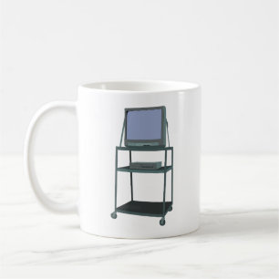 Taza De Café Escuela divertida de TV y VCR en aula 80's 90s