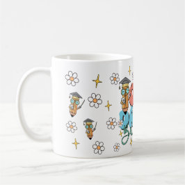 Taza De Café Escuela Retro 100 Días Más Brillante