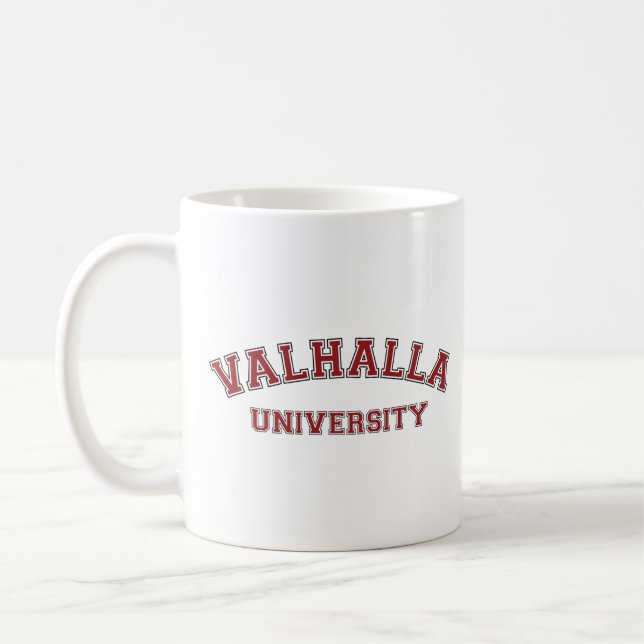 Taza De Café Escuela roja del ciclo de anillo de la universidad (Izquierda)