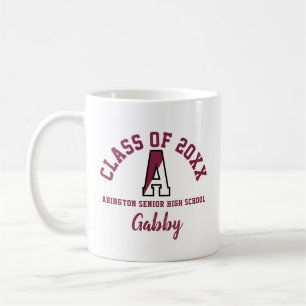 Taza De Café Escuela Secundaria Coffee Mug Abington, Tea, Cup