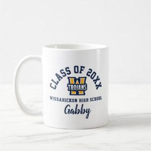 Taza De Café Escuela Secundaria Coffee Mug Wissahickon, Té, Cop