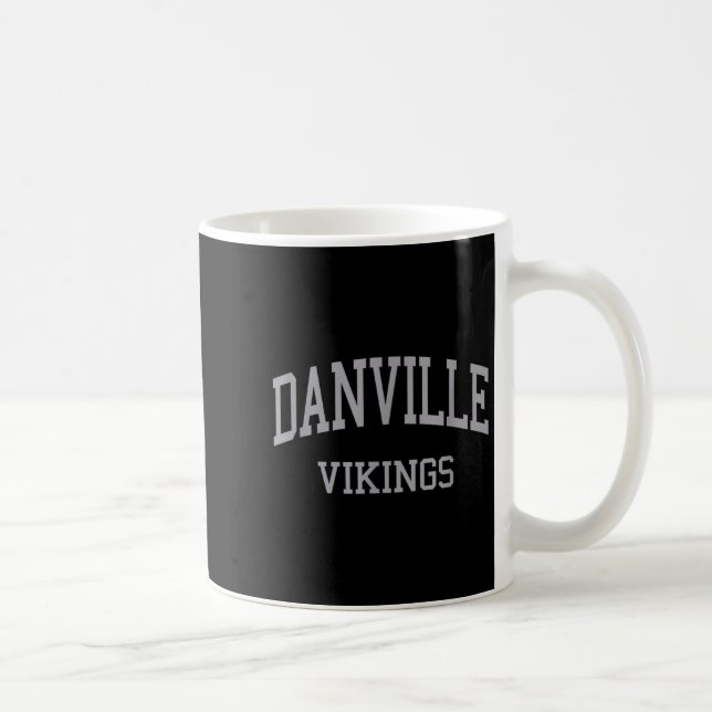 Taza De Café Escuela Secundaria de Danville en Deportes Danvill (Derecha)