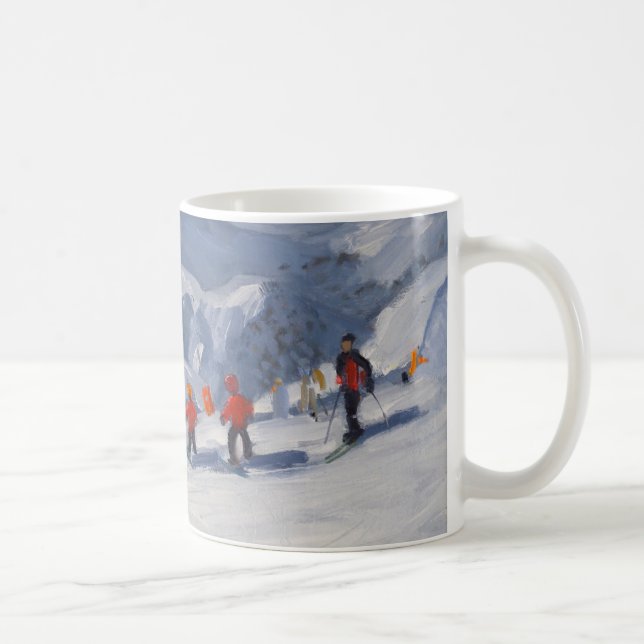 Taza De Café Escuela Tignes 2009 del esquí (Derecha)