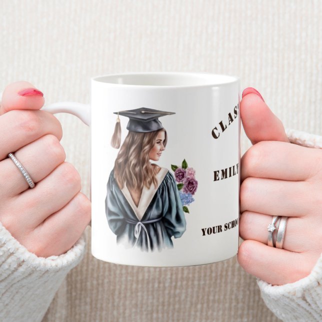 Taza De Café Escuela Universitaria de Graduados Chica (Subido por el creador)