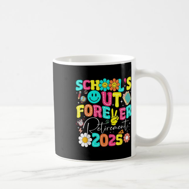 Taza De Café Escuelas De Jubilación De Maestros Jubilados Por S (Derecha)