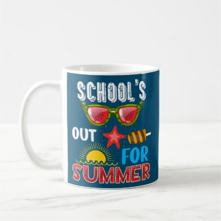 Taza De Café escuelas fuera del verano del último día profesor 