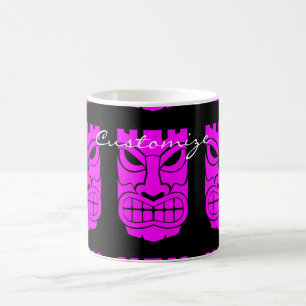 Taza De Café Escultura rosa de Tiki Thunder_Cove