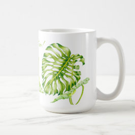Taza De Café Esculturas de Leafy en un jarro clásico