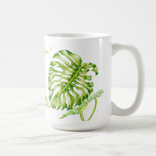 Taza De Café Esculturas de Leafy en un jarro clásico
