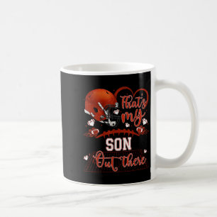 Taza De Café Ese es mi hijo ahí afuera divertida mamá de fútbol