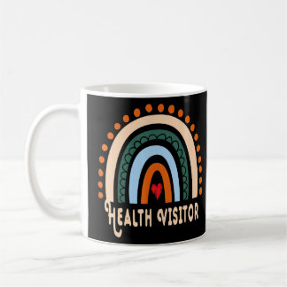 Taza De Café Esencial apreciación del arcoiris del visitante de