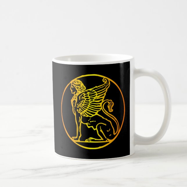Taza De Café Esfinge de oro (Derecha)