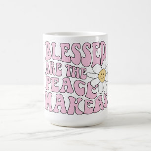 Taza De Café Eslogan de Daisy and Peace Makers