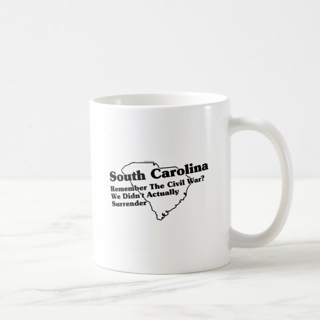 Taza De Café Eslogan estatal de Carolina del Sur (Derecha)