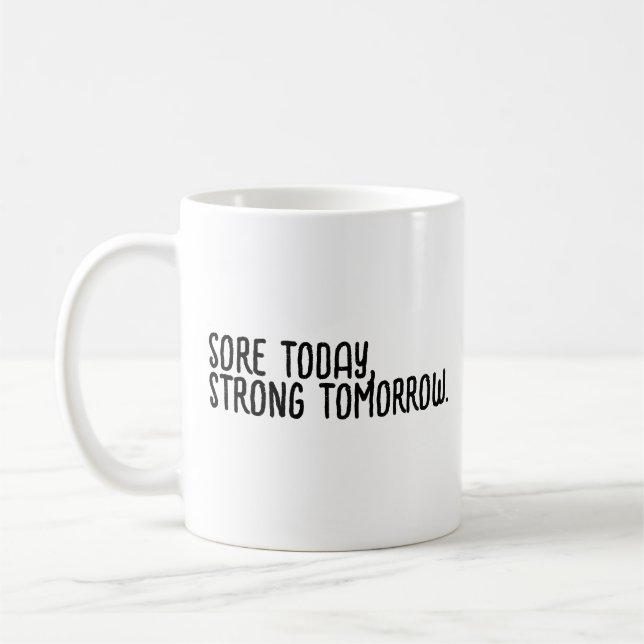 Taza De Café Eslogan motivacional (Izquierda)