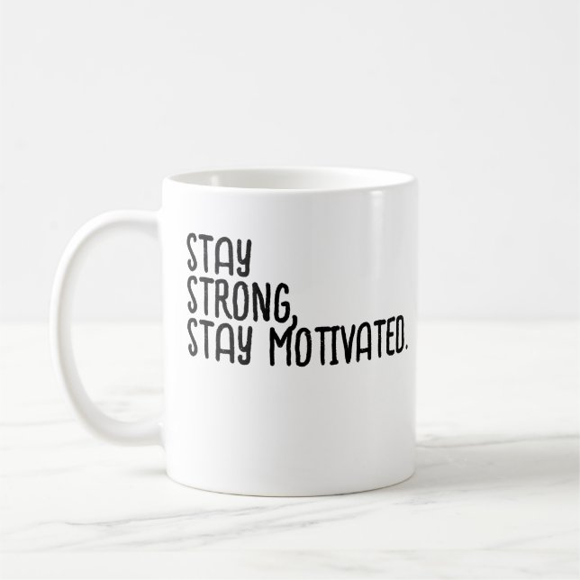 Taza De Café Eslogan motivacional (Izquierda)