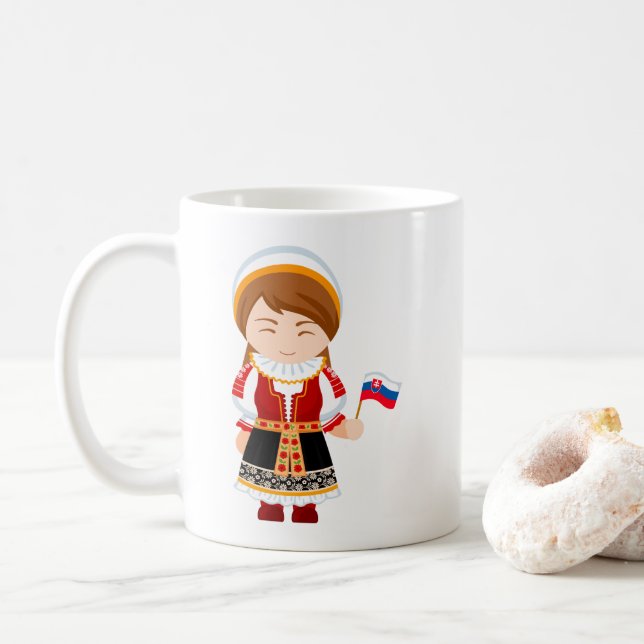 Taza De Café Eslovaquia (Con donut)
