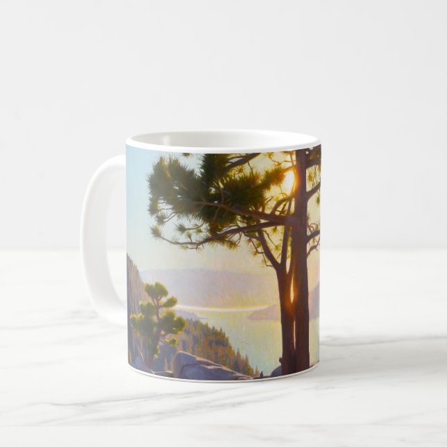 Taza de café esmeralda de la roca (Anverso izquierdo)