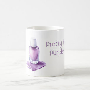 Taza De Café Esmlate de uñas Pretty in Purple