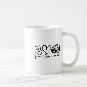 Taza De Café Eso Dice Paz Amor Camping - Al Aire Libre