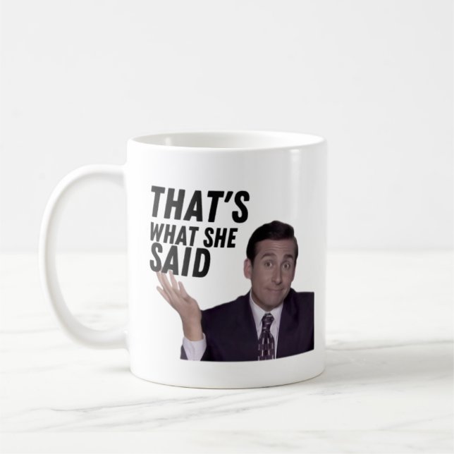 Taza De Café Eso es lo que dijo (Michael) Coffee Mug (Izquierda)