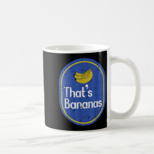 Taza De Café Eso plátanos Pegatina Vestido de fruta Halloween H
