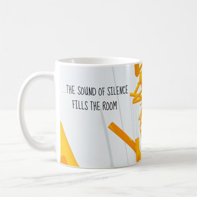 Taza De Café Espacio arquitectónico con forma geométrica brilla (Izquierda)