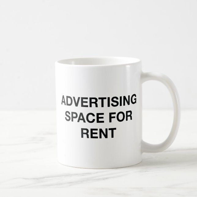 Taza De Café Espacio de publicidad para alquiler (Derecha)