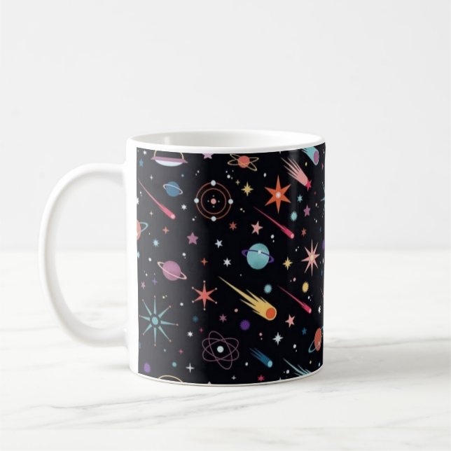 Taza De Café Espacio y galaxia (Izquierda)