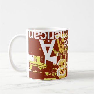 Taza De Café EspacioAmericano en rojo