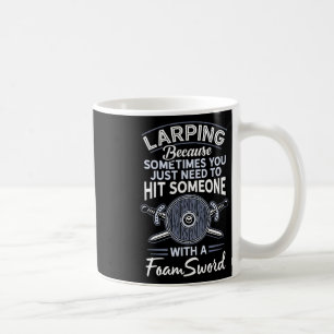 Taza De Café Espada de espuma Jugador de rol en vivo Larp Gamer