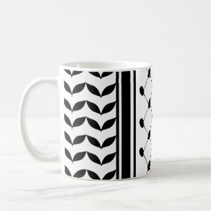 Taza De Café Espada del patrón de Keffiyeh en Palestina