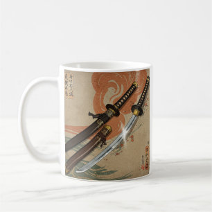 Taza De Café Espadas de Samurai