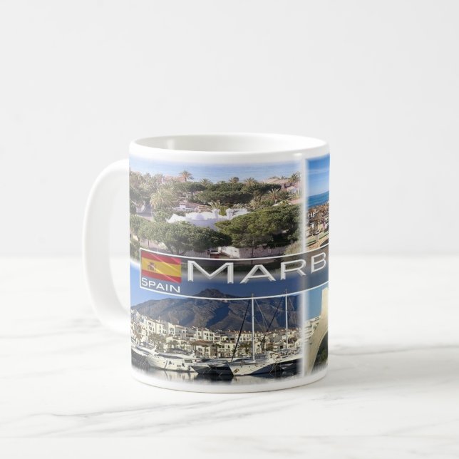 Taza De Café España - Marbella (Anverso izquierdo)