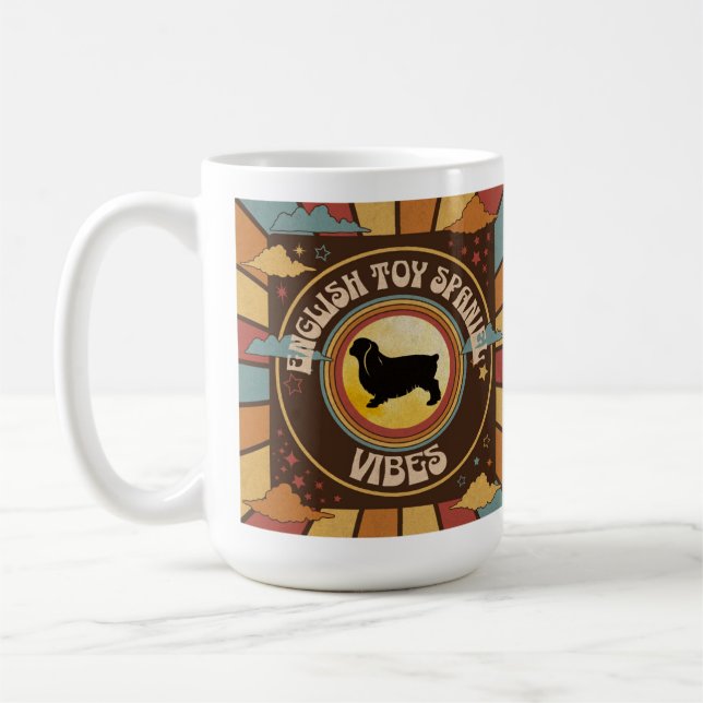 Taza De Café ESPAÑOL DE JUGUETE INGLÉS VIBES Retro Mug (Izquierda)