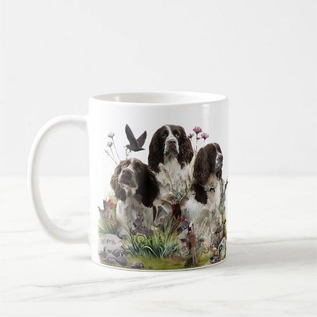 Taza De Café Españoles Springer ingleses, arte (Izquierda)