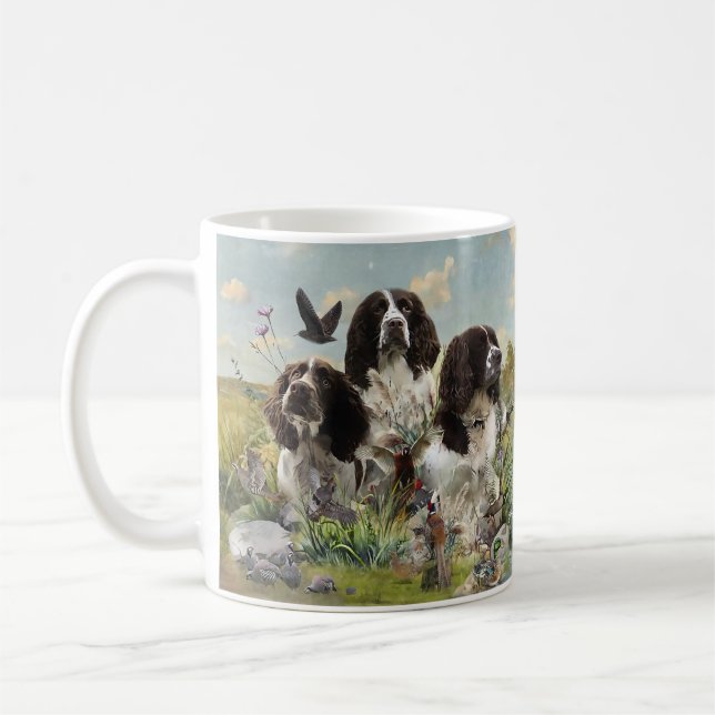 Taza De Café Españoles Springer ingleses, arte (Izquierda)