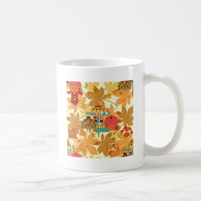 Taza De Café espantapájaros de agradecimiento (Derecha)