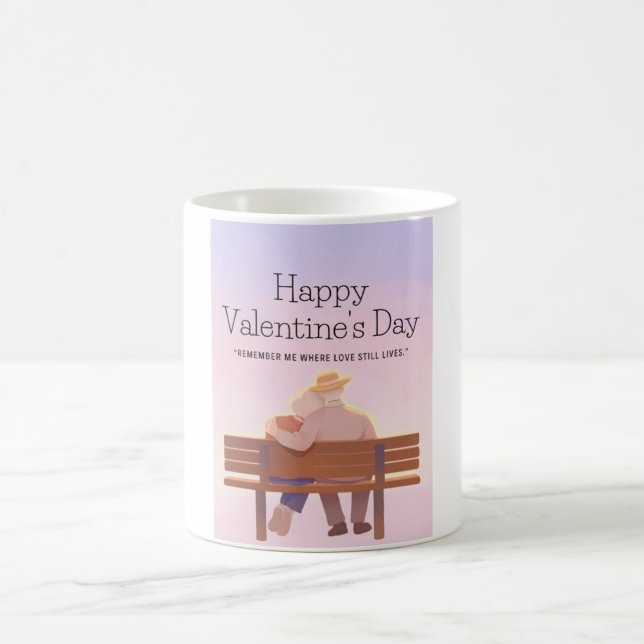 Taza De Café Especial de San Valentín" (Centro)