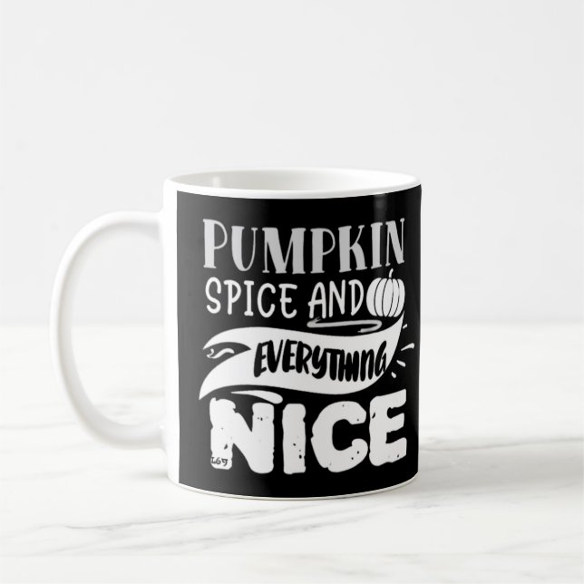 Taza De Café ESPECIALIDADES DE PUMPKIN Y TODO GRACIAS divertido (Izquierda)