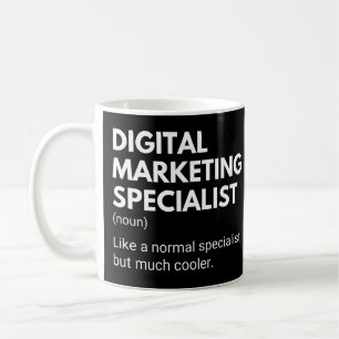 Taza De Café Especialista en Marketing Digital Dicho Divertido