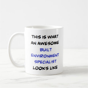 Taza De Café especialista en medio ambiente construido, impresi