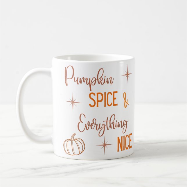 Taza De Café Especias de calabaza y todo lo bueno (Izquierda)