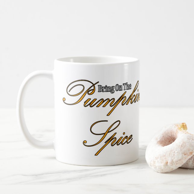 Taza De Café Especie de calabaza (Con donut)