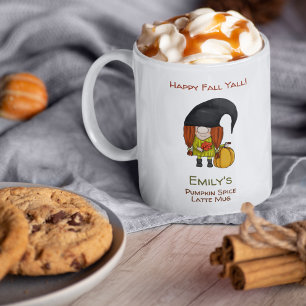 Taza De Café Especie de calabaza otoñal personalizada
